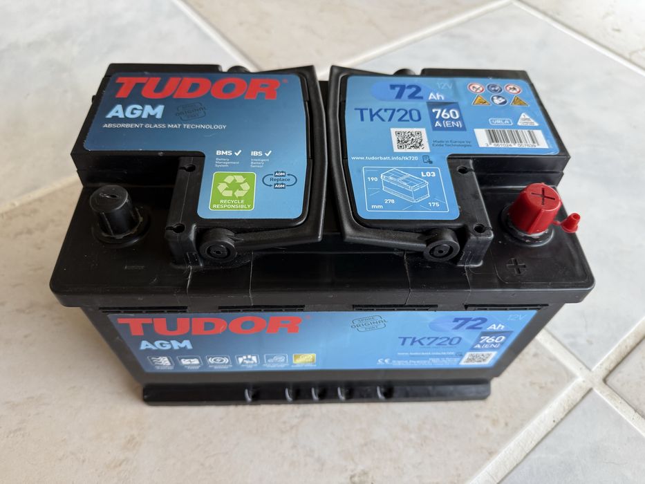 Baterias novas e usadas