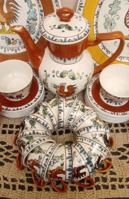 Serviço de café Sacavém completo