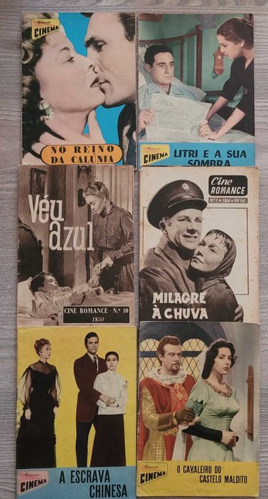 Folhetos sobre cinema - Cine Romance e Colecção Cinema