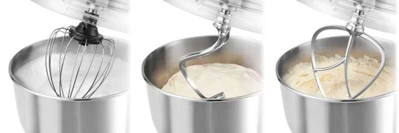 Nowy  Robot Planetarny CLATRONIC KM-3709 Titan Srebrny Mikser 1000W-wa