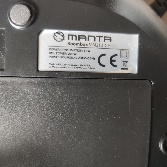 Boombox Manta MM210 Chilli