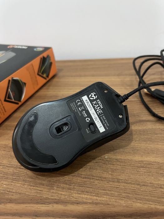 Rato gaming preto Kane krom RGB