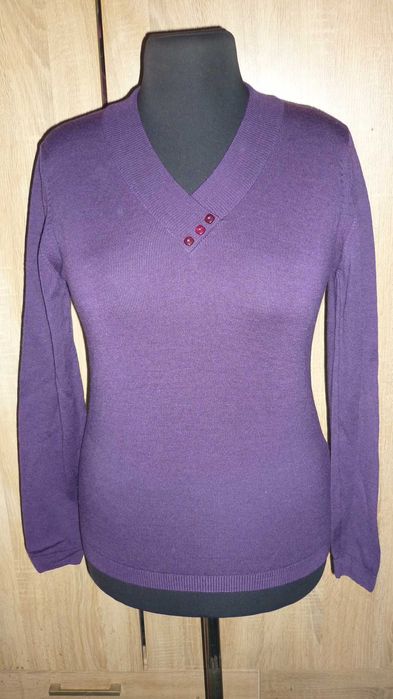 EWM-wełniany damski sweter r; S/M