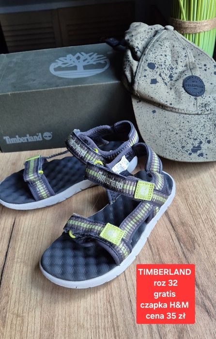 Sandałki buty Timberland 32 sandały Perkins sandałki pudełko gratis