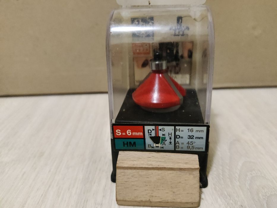 Фреза для зняття фаски з підшипником HM