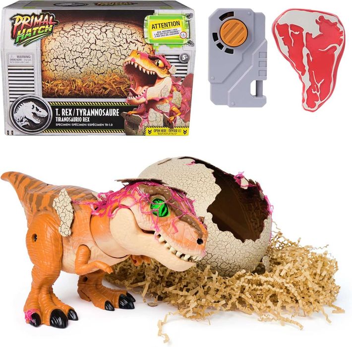 інтерактивний тиранозавр Рекс у яйці Jurassic World Primal Hatch T-Rex SM69400