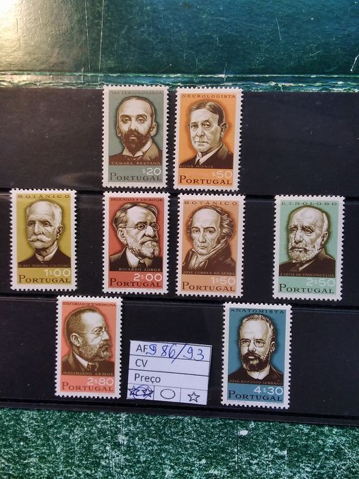 1966 Cientistas Portugueses MNH **
