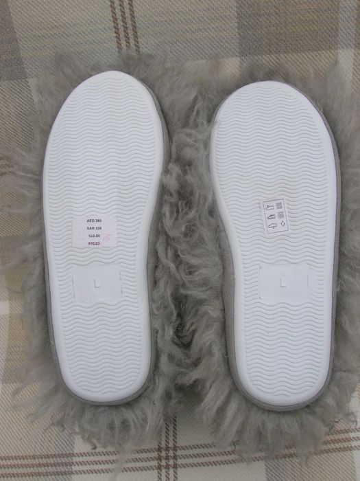 Жіночі домашні уггі, високі пухнасті капці-чуні  RIGE-LLC Розмір 40-41