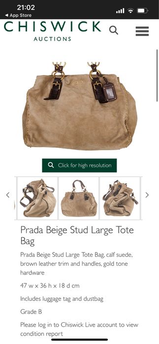Prada hobo сумка замша беж