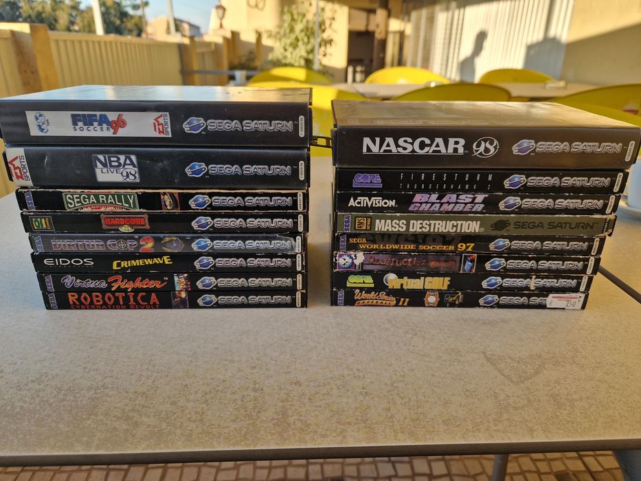 Vários jogos sega saturn