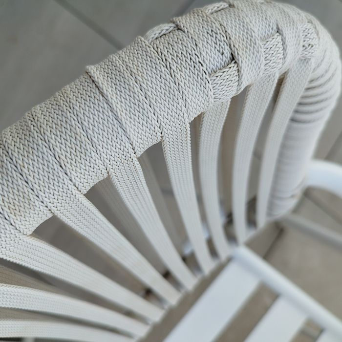 Conjunto mesa e 4 cadeiras exterior (alumínio) Sklum