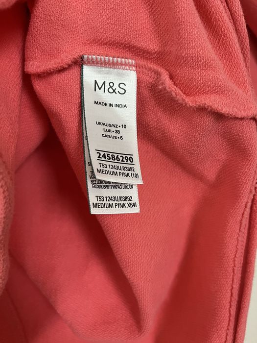 Różowa Koralowa bluza damska Per Una Marks & Spencer rozmiar 38