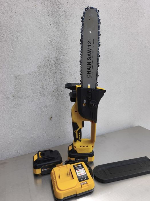 Motosserra elétrica a bateria 36V/2000mAh e motor Brushless