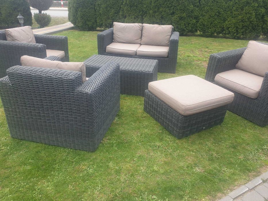 Wypoczynek Royal Life Style z technorattanu-meble do ogrudu