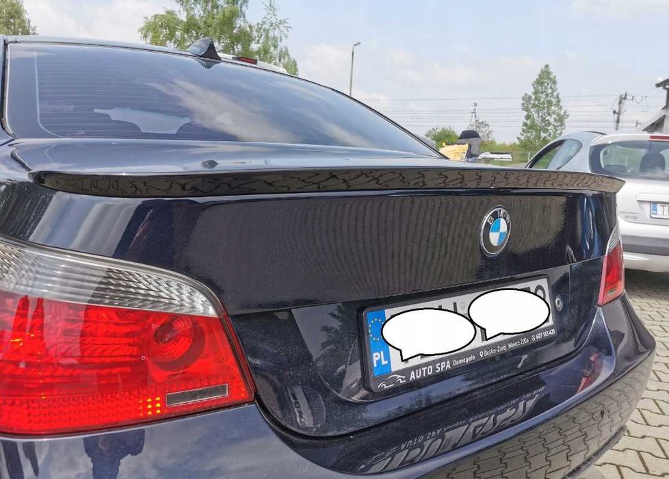 Spoiler Lotka Spojler Dokładka MP Style BMW E60 CZARNY POŁYSK