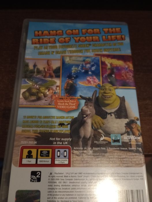PSP Shrek Smash Crash Racing gra