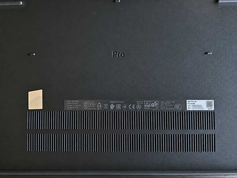 Dell Pro 16 (2026) | NOVO | 5 anos de garantia | Core 5 120U | 16GB DDR5 | 512GB NVMe