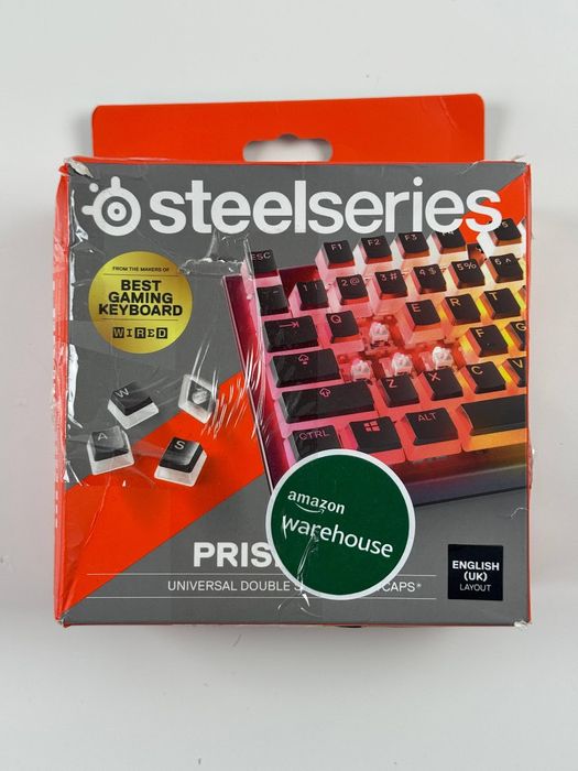 Zestaw keycapów SteelSeries PrismCaps Black UK (60218)