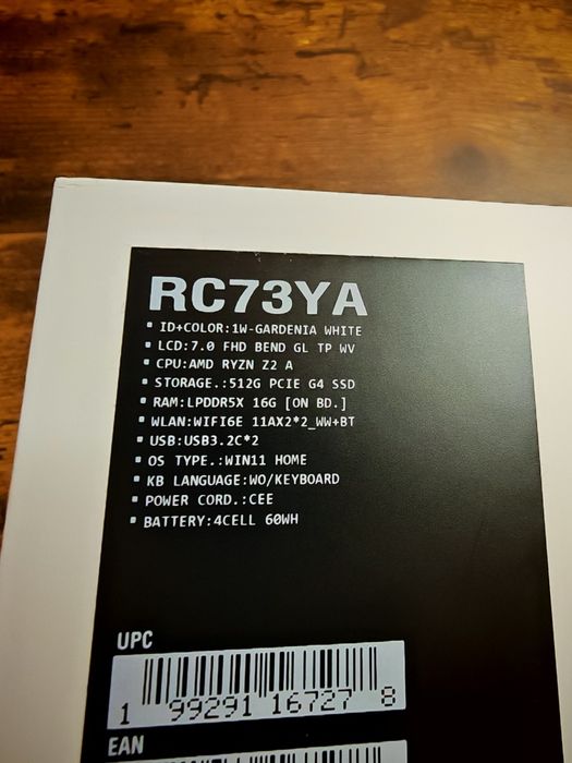 Nowa Konsola Asus Rog Ally Xbox RC73YA/GW