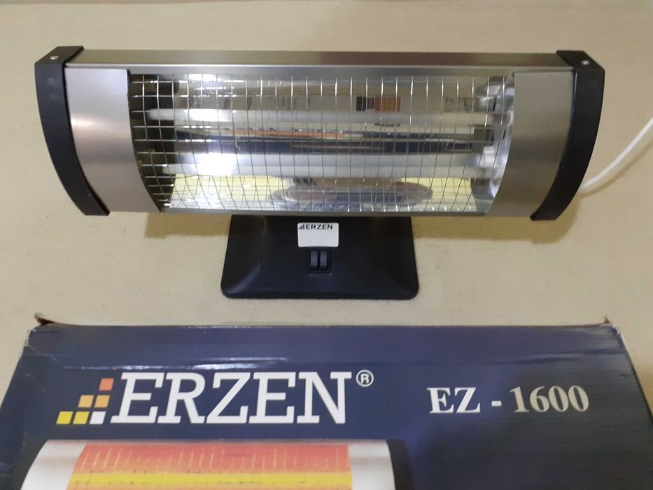 Новый !!! инфракрасный кварцевый обогреватель Erzen 1600 Вт.