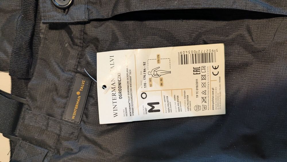 Ogrodniczki Winterman Talvi Ocieplane r. M