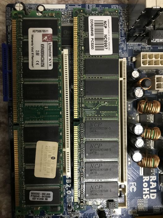 Asrock K8NF6G-VSTA+Sempron 2600+ 1.6GHz+ОЗУ 512MB