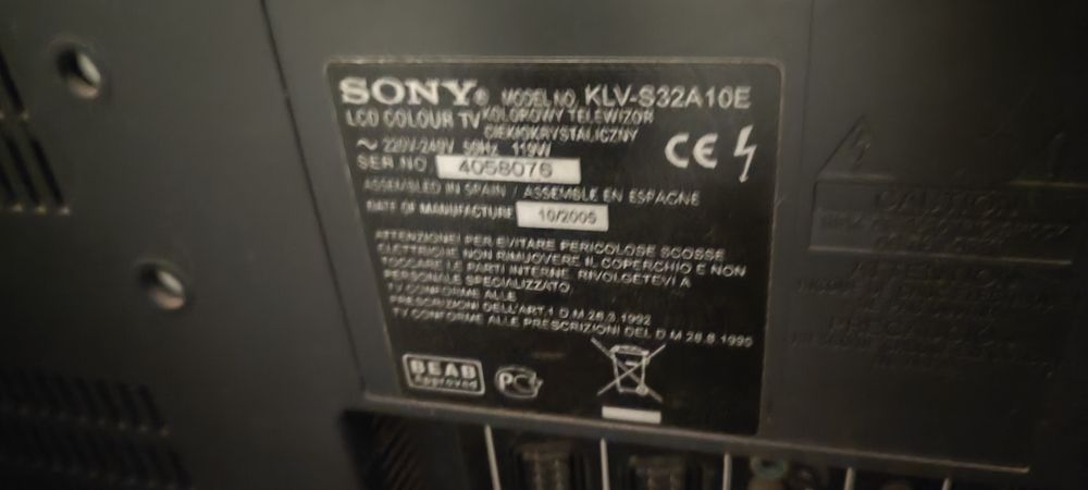 Телевизор Sony KLV  S32A10E