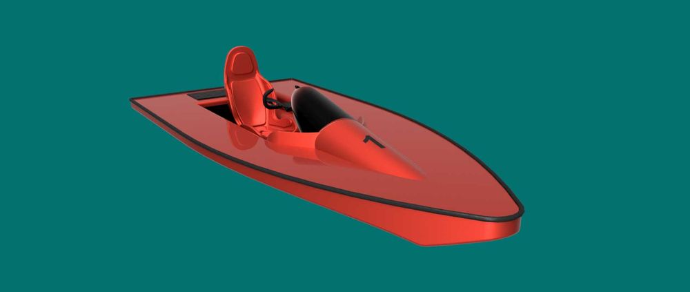 Łódka motorówka elektryczna sportowa fun