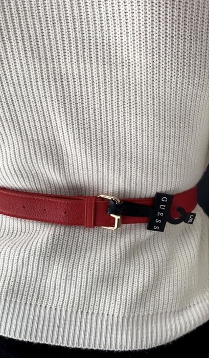 GUESS ОРИГІНАЛ. Міні сумка сумочка поясна бананка червона красная