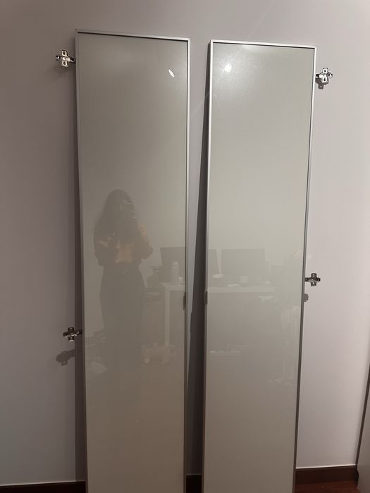 2 portas de vidro Morliden/ikea