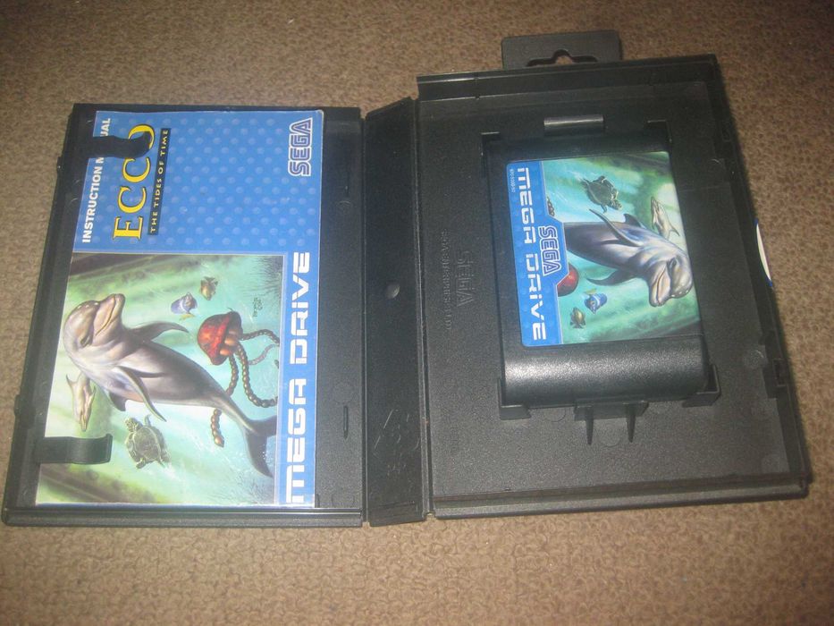 Jogo "Ecco: The Tides of Time" para Sega Mega Drive/Completo!