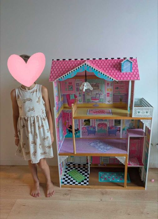 Domek dla lalek barbie duży