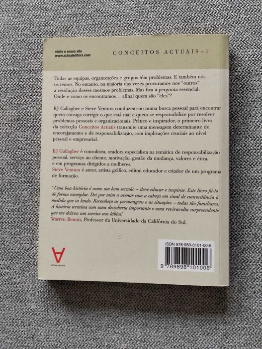 Livro "Afinal quem são eles" de BJ Gallagher e Steve Ventura