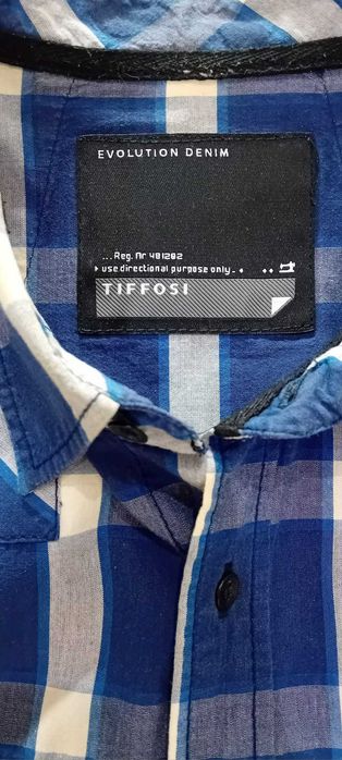 Camisa Tiffosi Azul - NOVA - NEGOCIÁVEL