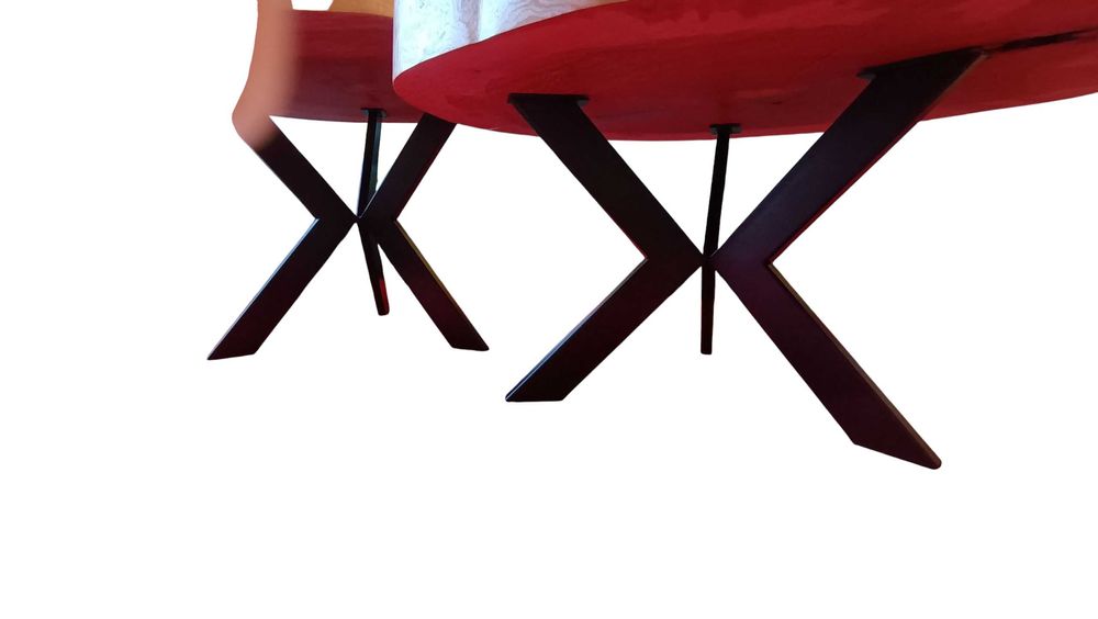 Zestaw  stolików kawowych z drewna Zegar z  30 cm GRATIS Dostawa