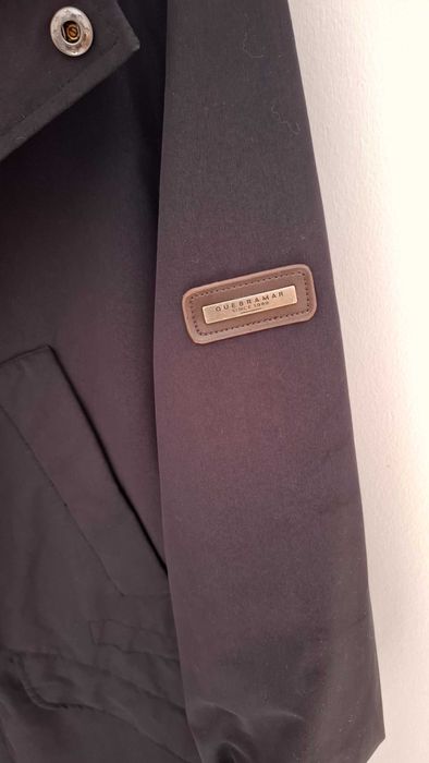 Casaco Quebramar L | Parka preta com interior vermelho