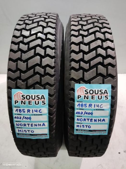 2 pneus novos 185-14c Nortenha - oferta dos portes 150 EUROS