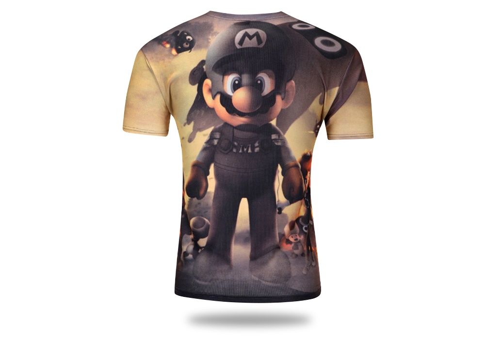 T-shirt super mario – Tecido respiravel – Nova