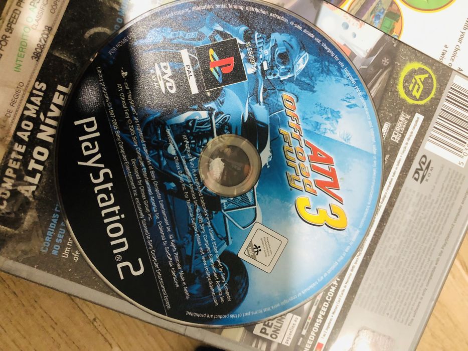 Jogos ps2 sem caixa