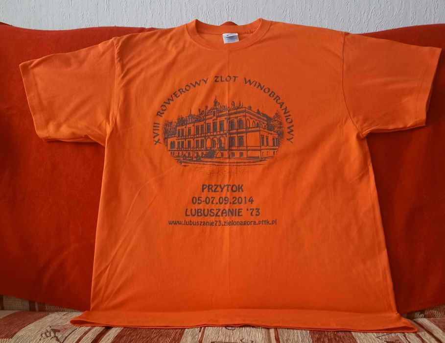 T-shirt pamiątkowy ze zlotu rowerowego - roz. M