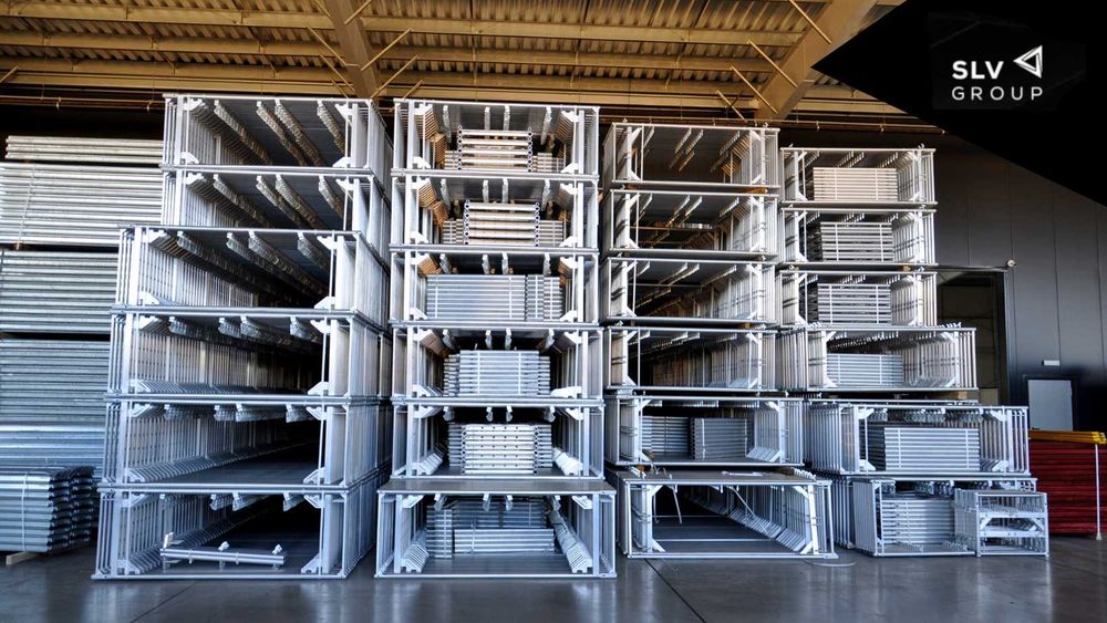 Rusztowanie elewacyjne SLV 73 aluminium * 200m2 * typ Baumann