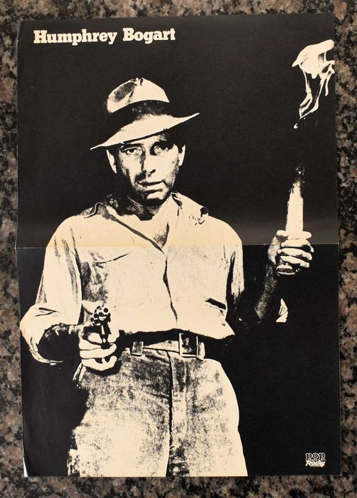 Poster Vitange - Humphrey Bogart / Rod Stewart