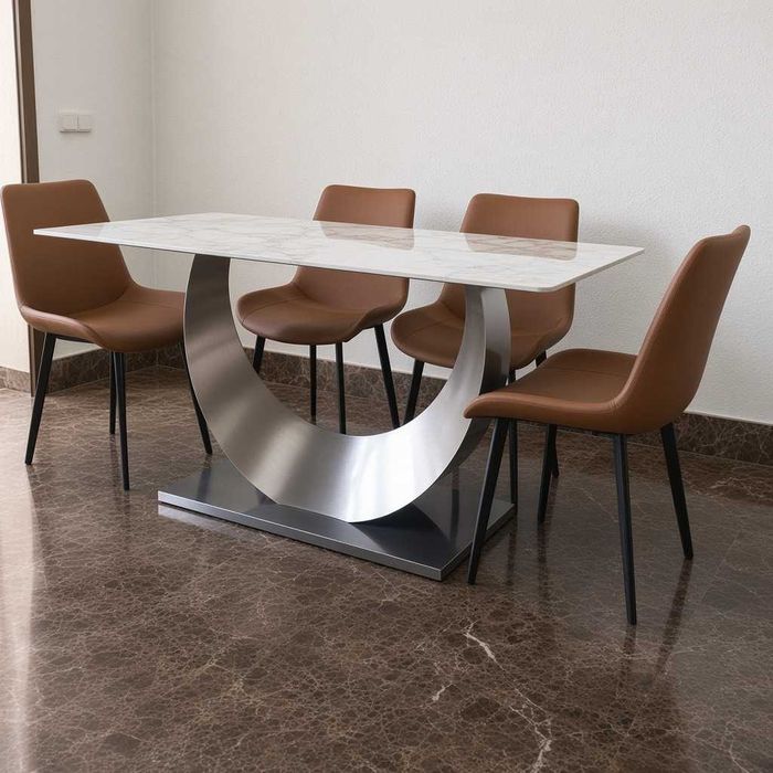 MESA EXCLUSIVA DE GAMA ALTA  + 4 CADEIRAS DE CABEDAL  ENVIO GRATUITO PAGA NA ENTREGA