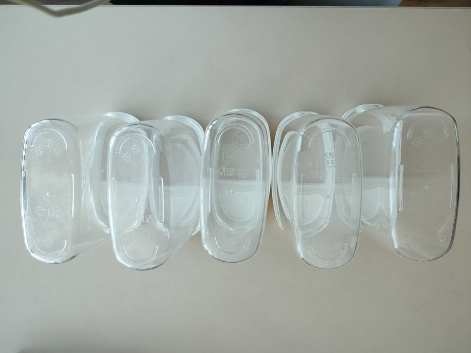 ІКЕА Контейнери для сухих продуктів 1,3 л. 8 штук