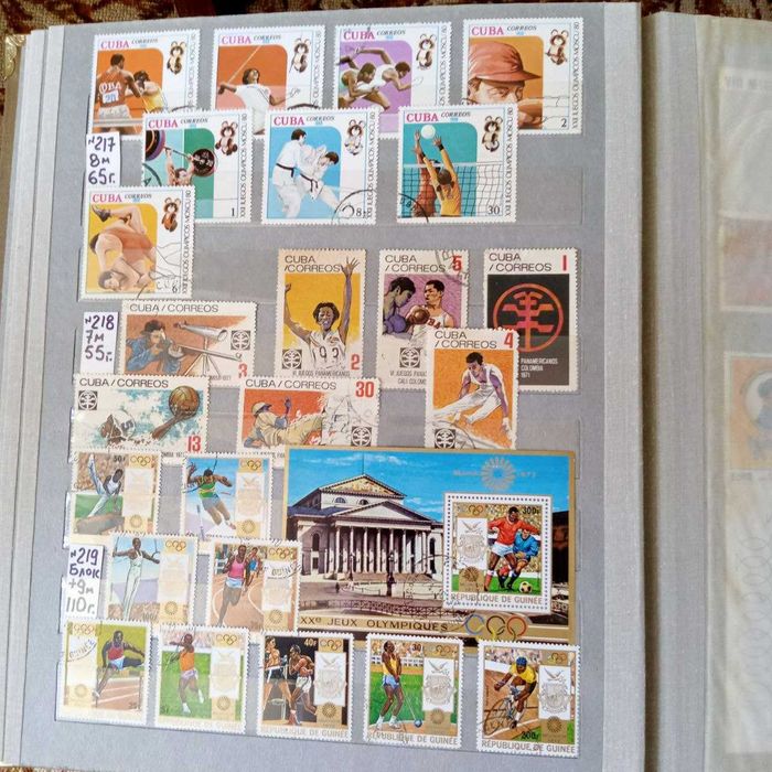 Марки, коллекция большая