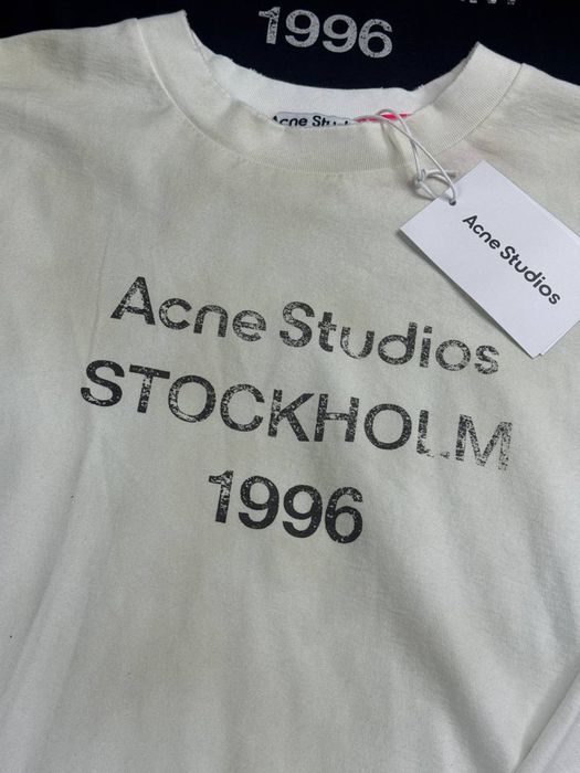 Без Предоплат‼️ Лонгслів ВІД БРЕНДУ Acne Studio Колір:Чорний / Блий