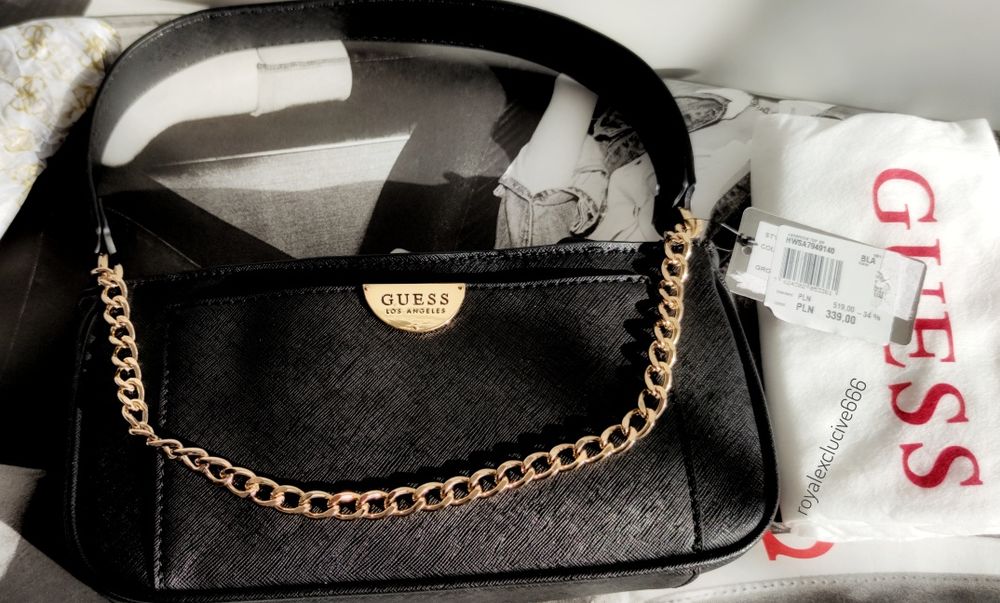 GUESS * ORYGINALNA* torebka czarna * nowa !