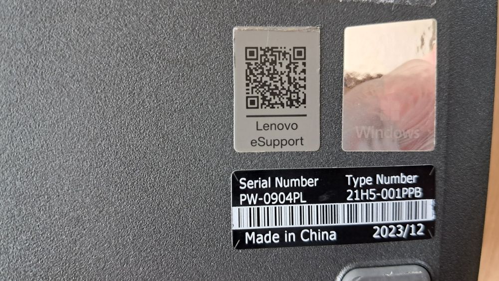 Laptop Lenovo ThinkPad