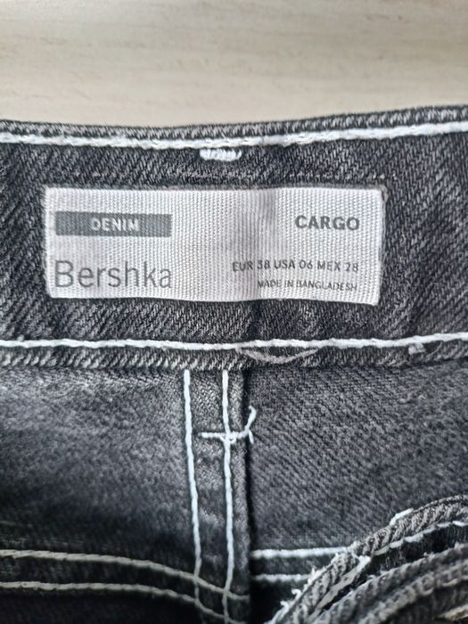 Damskie Jeansy Cargo Baggy