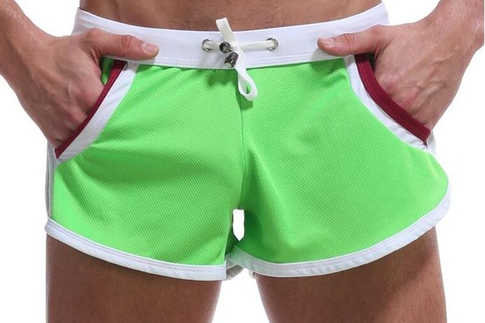 Męskie Kąpielówki Szorty z Kieszeniami Siateczkowe Spodenki - XL